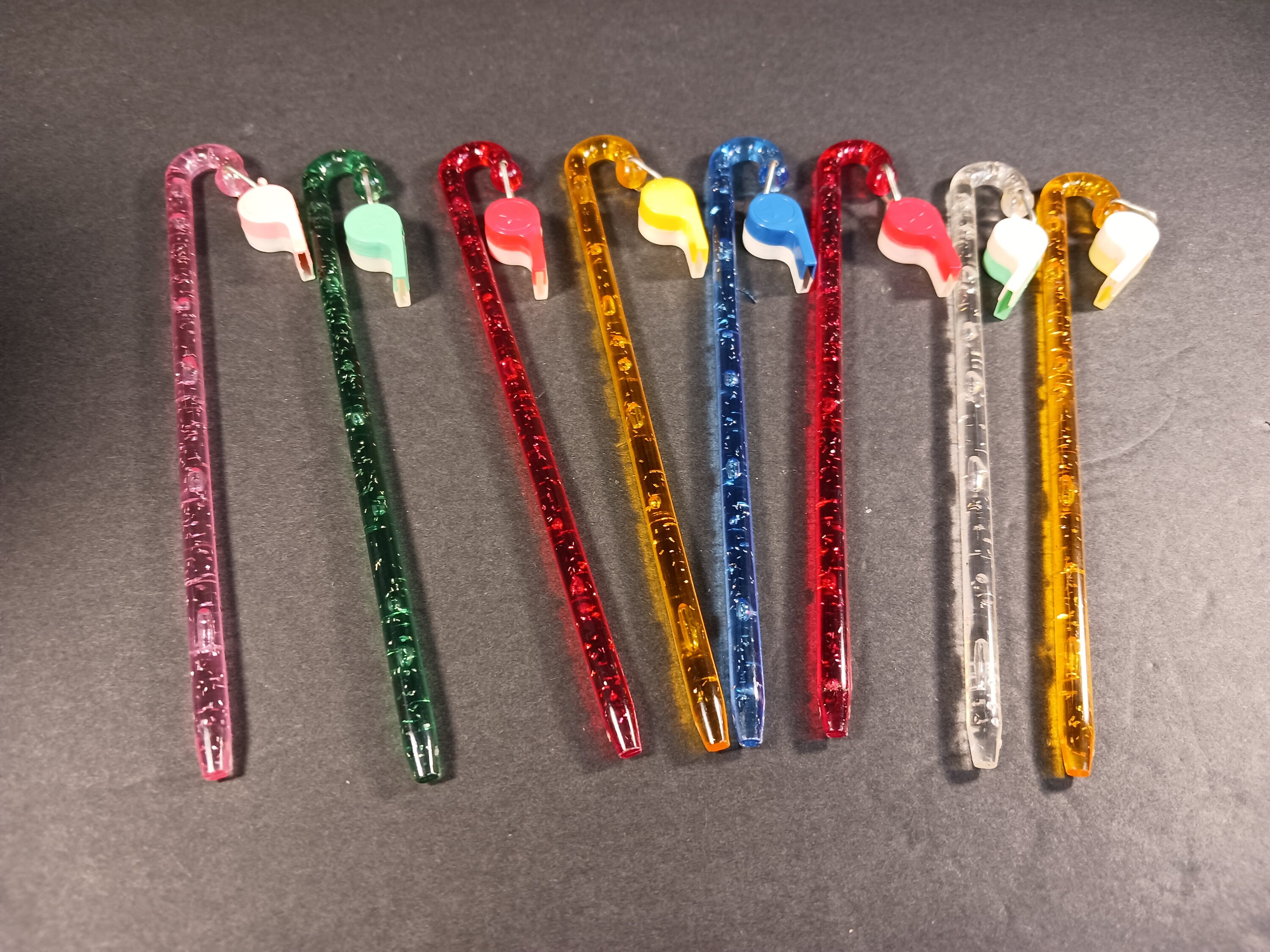 Vintage 1950s Midcentury Swizzle Sticks With Drink Whistle Etsy