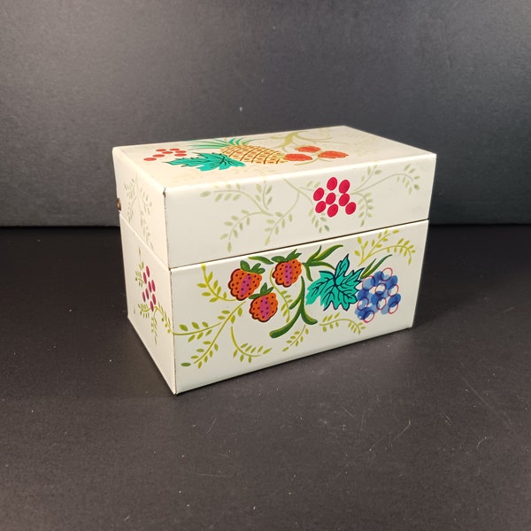 Retro Recipe Box Etsy