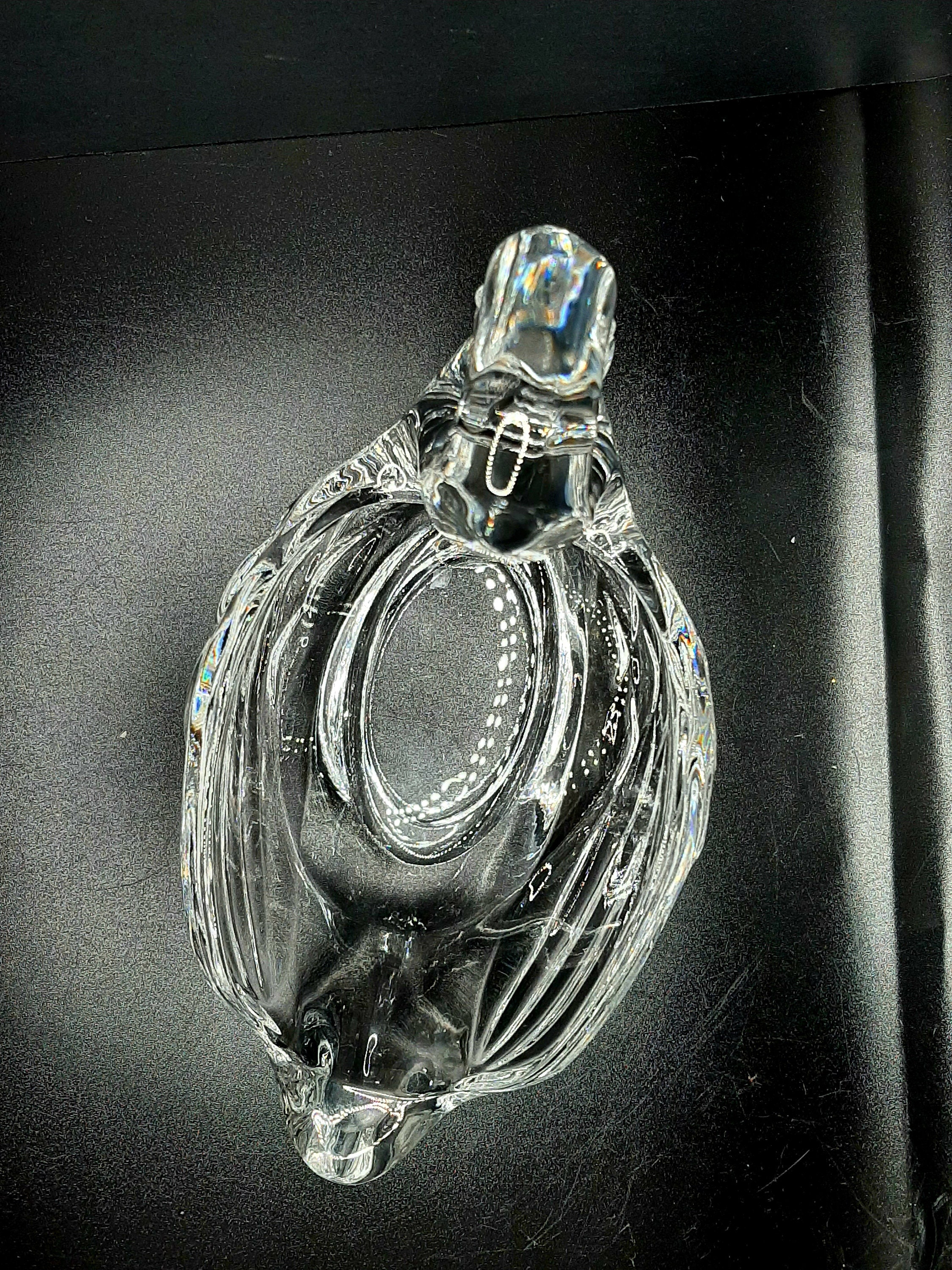 Vintage Lenox Crystal Glass Swan Candy Dish, Nut Dish, Trinket Dish Etsy