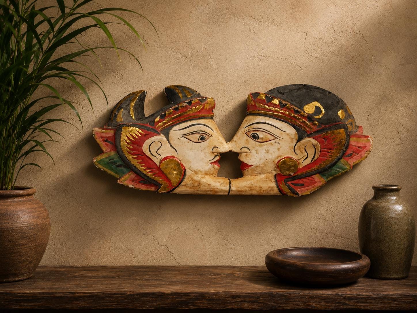 Balinese Carved Wood Frame - Etsy