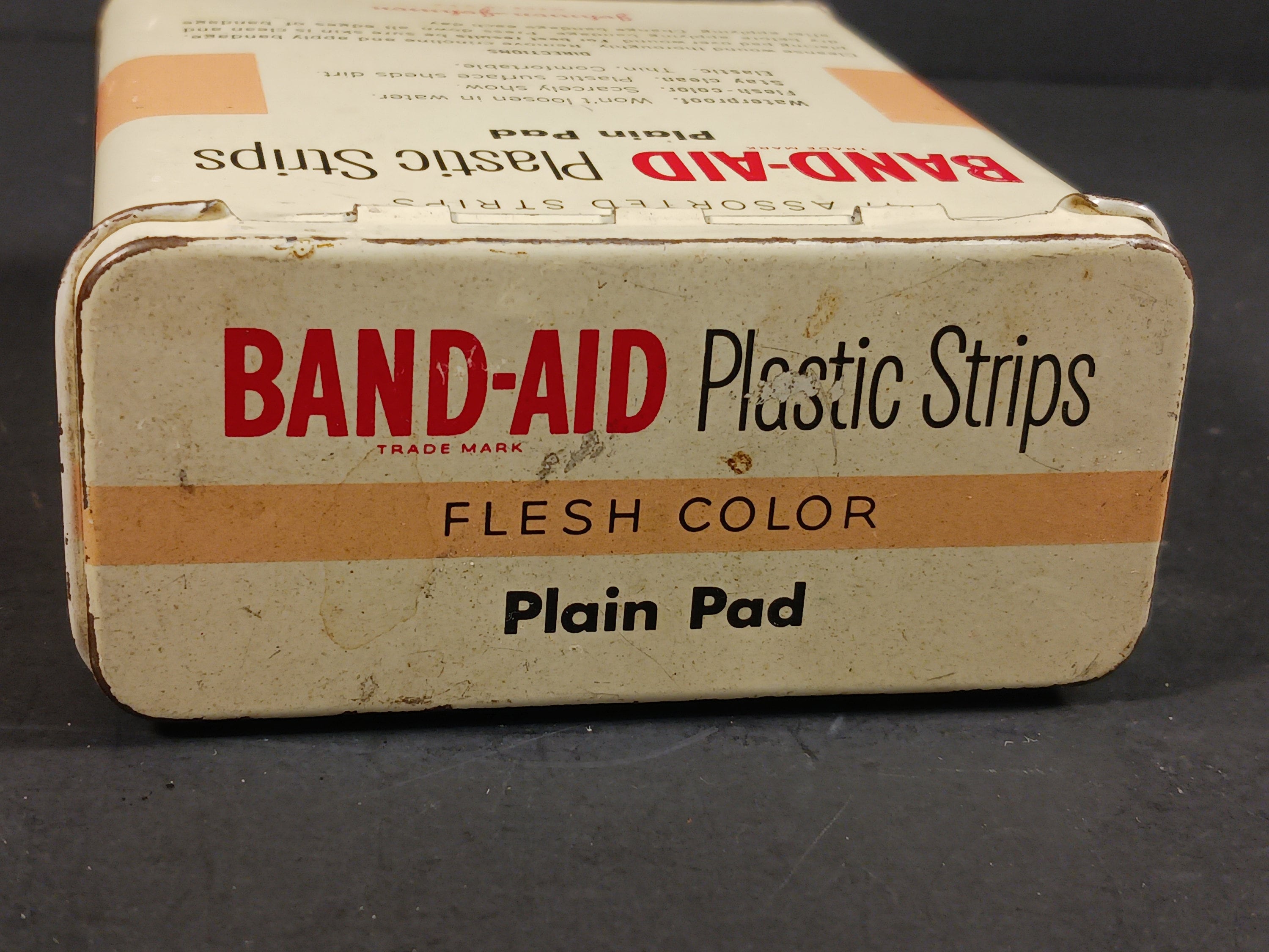 Vintage Johnson & Johnson Metal Bandaid Box Nostalgic Collectible and