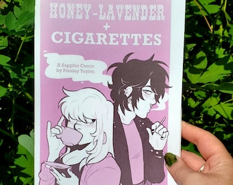 Honey Lavender & Cigarettes: A Sapphic Mini Comic