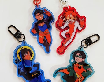 Young Heroes 3in Double-Sided Charms