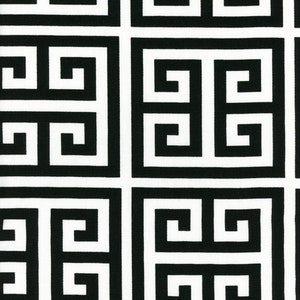 Premier Prints Labyrinth Black/white Fabric per yard