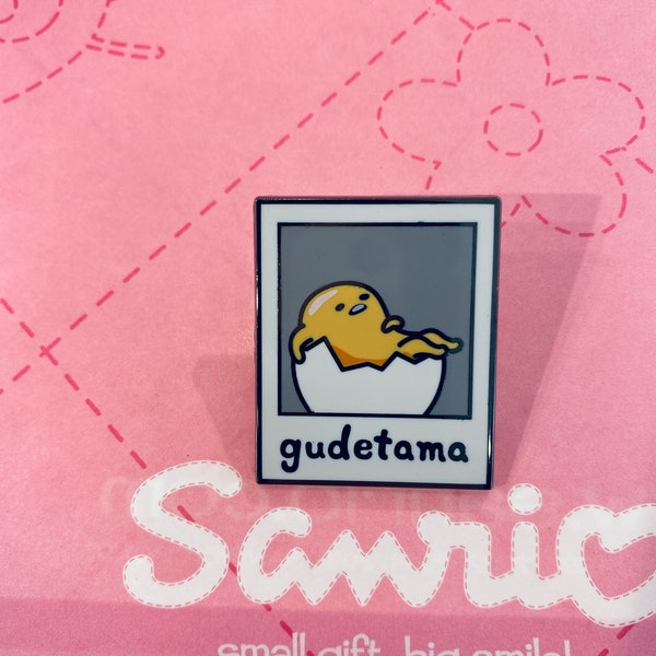 Sanrio Gudetama Special Edition Pin Discontinue. Collectible, New, Authentic
