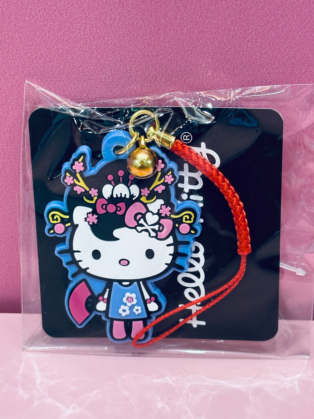 Sanrio Hello Kitty Tokidoki Blue Phone Charm Accessories. New Etsy