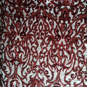 5yds -Sparkling Sequins Beige Mesh for Wedding, Evening Wear, Special Occasion Dress Fabric For Creating Your Unique Stylish Dress