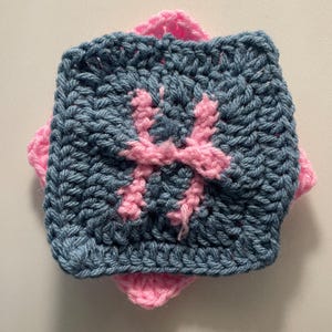 Pisces Symbol Crochet Granny Square Pattern Rae Crochets