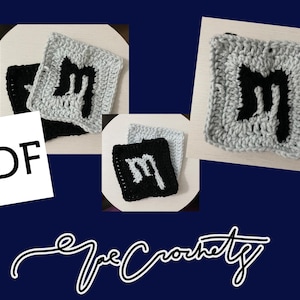 Scorpio Symbol Crochet Granny Square Pattern Rae Crochets