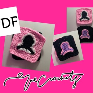 Libra Symbol Crochet Granny Square Pattern Rae Crochets