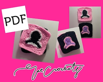 Libra Symbol Crochet Granny Square Pattern Rae Crochets