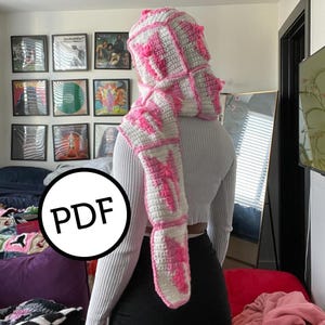 Bow Balaclava Scarf Downloadable PDF Crochet Pattern | Rae Crochets