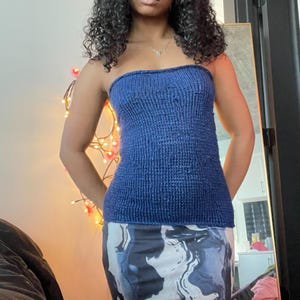 Knit Tube Top Pattern | Rae Crochets