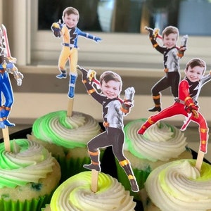 Personalized Ranger Cupcake Toppers - Sets of 12