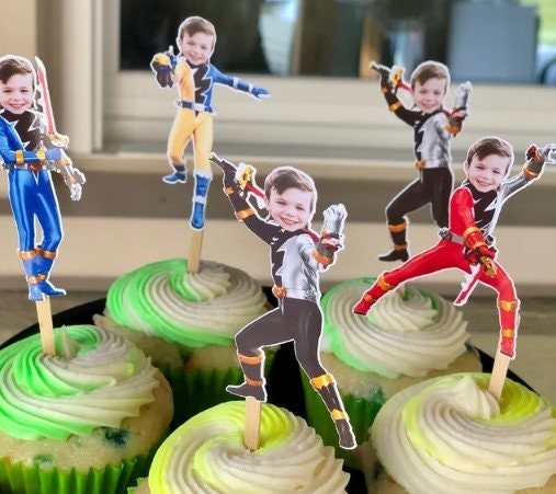 Power Rangers Birthday Cake Topper