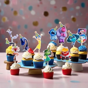 Emotions Cupcake Toppers - Sets of 12