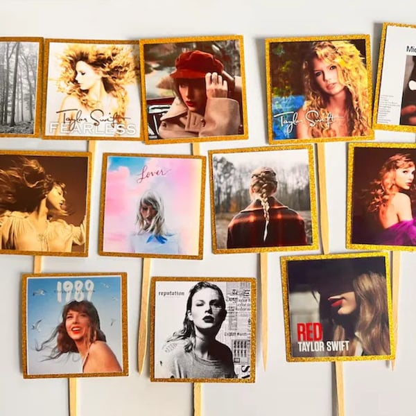 TSwift Cupcake Toppers - Sets of 12 | Swifty