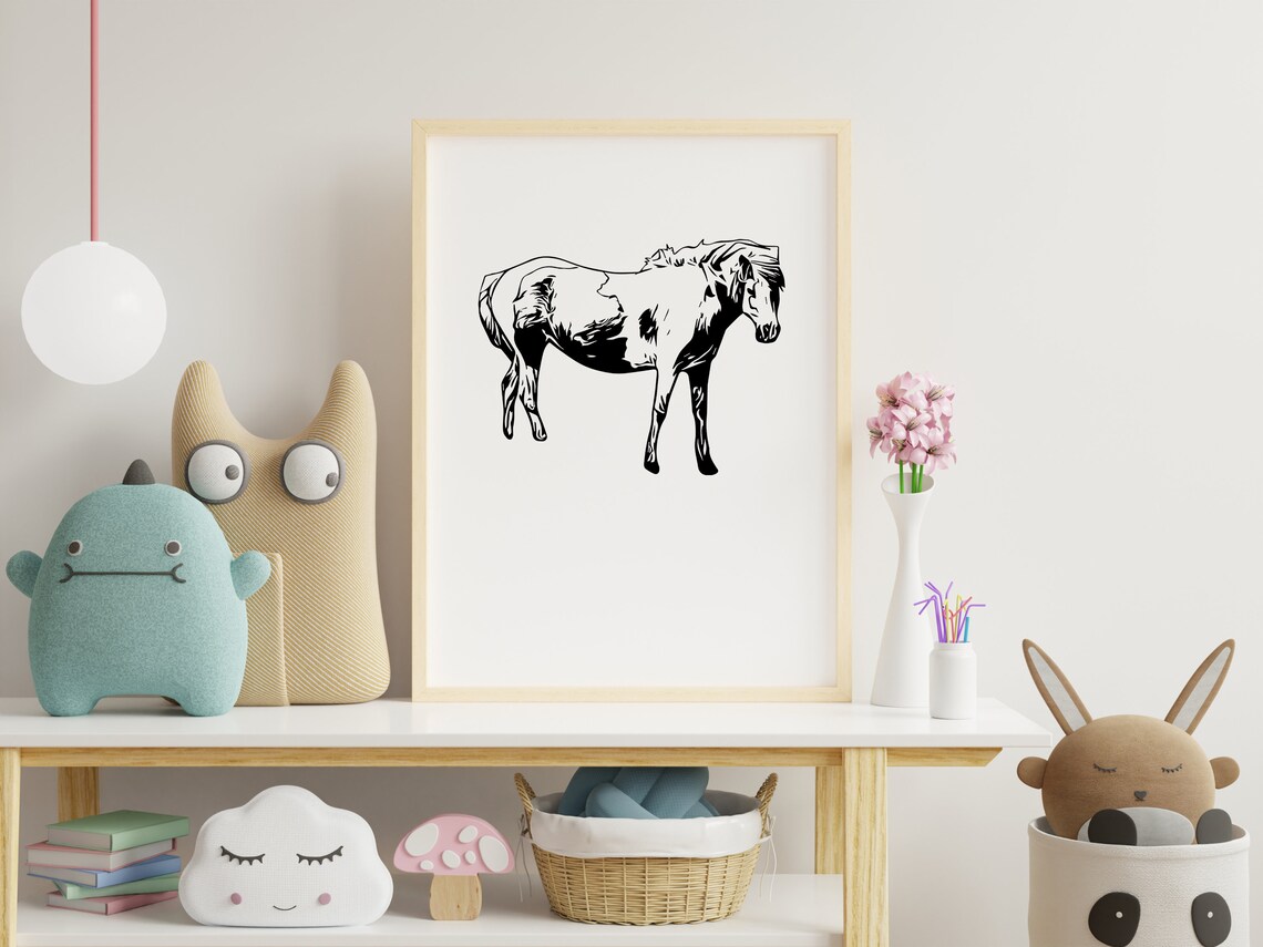 Lac La Croix Indian Pony Horse Instant Digital Downloadable Etsy UK