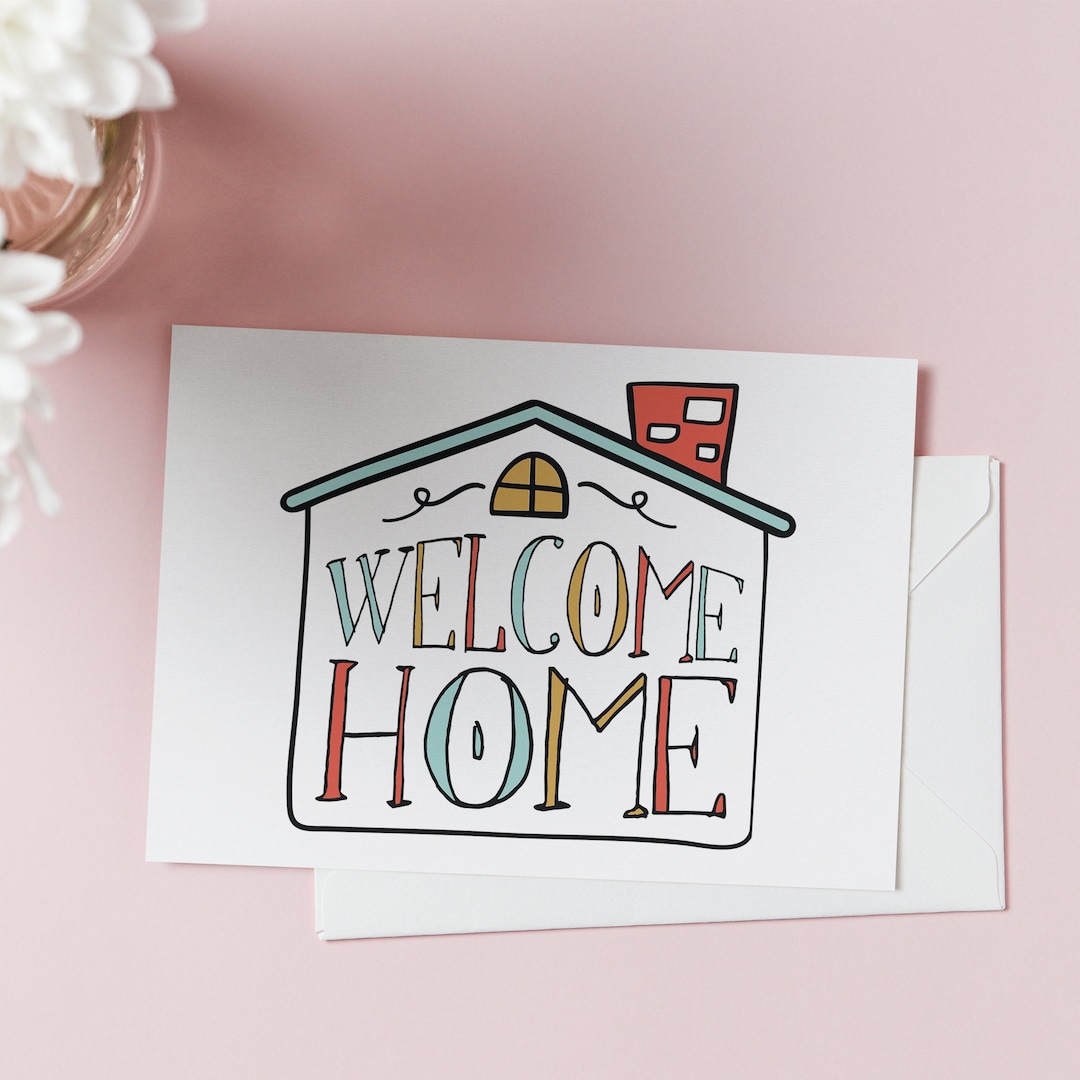 Home Real Estate Client Greeting Card 5x7 Flat Card With