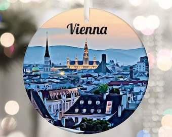 Vienna Ornament, Christmas Ornament, Vienna Christmas, Christmas Gift, Vienna Gift, Vienna Souvenir, Vienna Christmas, Austria Ornament