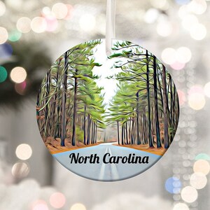 North Carolina Ornament, Christmas Gift, North Carolina Gift, Christmas Ornament, North Carolina Souvenir, North Carolina Christmas, Travel