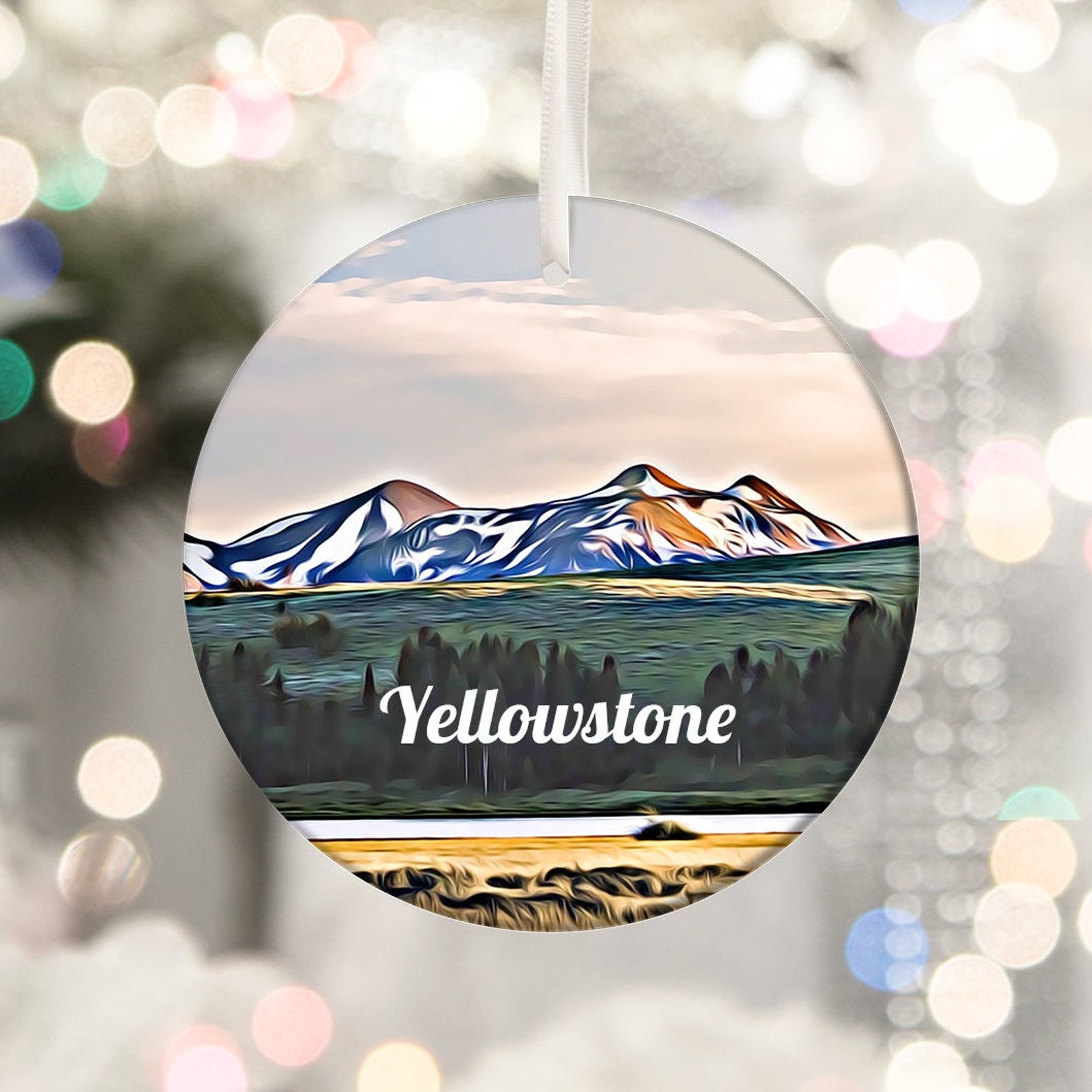 Yellowstone Ornament, Christmas Ornament, Yellowstone Christmas, Tree