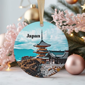 Adorno de Japón, Adorno de Navidad, Regalo de Japón, Regalo de Navidad, Navidad en Japón, Japón, Viajes a Japón, Viajes de Navidad, Decoración navideña