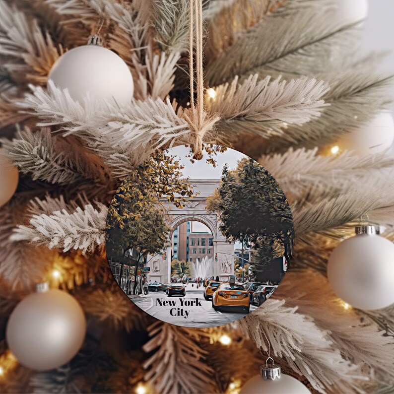 New York City, NYC Christmas Ornament, Christmas New York City Gift