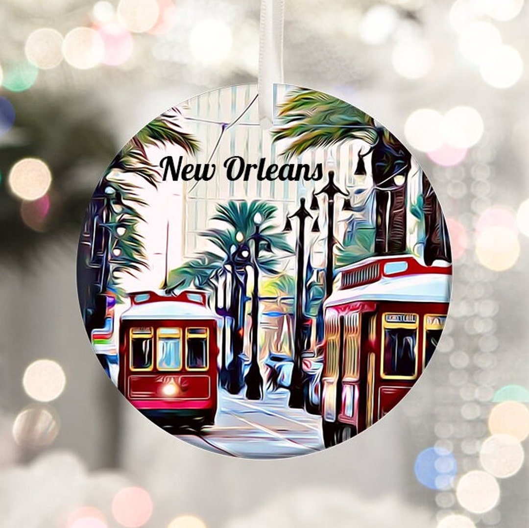 New Orleans Ornament, Christmas Ornament, New Orleans Gift, Christmas