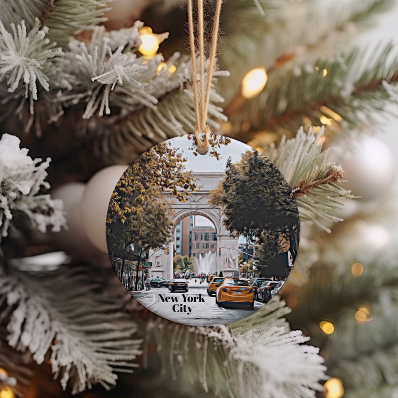 New York City, NYC Christmas Ornament, Christmas New York City Gift
