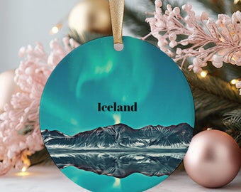 Iceland Ornament, Christmas Ornament, Iceland Gift, Christmas Gift, Christmas Decor, Iceland Souvenir, Iceland Travel, Travel Gift