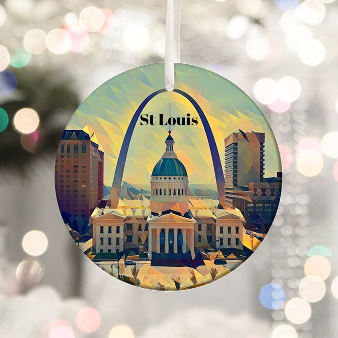 St Louis Ornament, Christmas Ornament, St Louis Gift, Christmas Gift