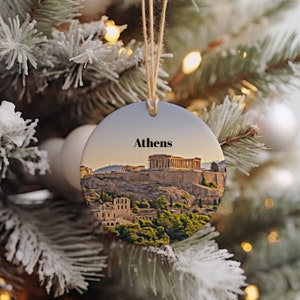 Decorazione di Atene, Decorazione di Natale, Regalo di Atene, Regalo di Natale, Natale ad Atene, Atene, Viaggio ad Atene, Viaggio di Natale, Decorazioni Natalizie