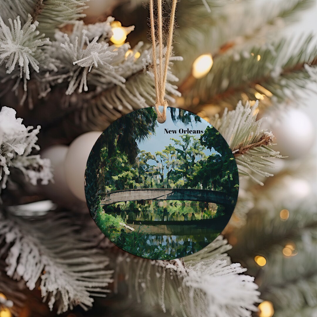 New Orleans Christmas Ornament, Christmas Gift, New Orleans Gift, New