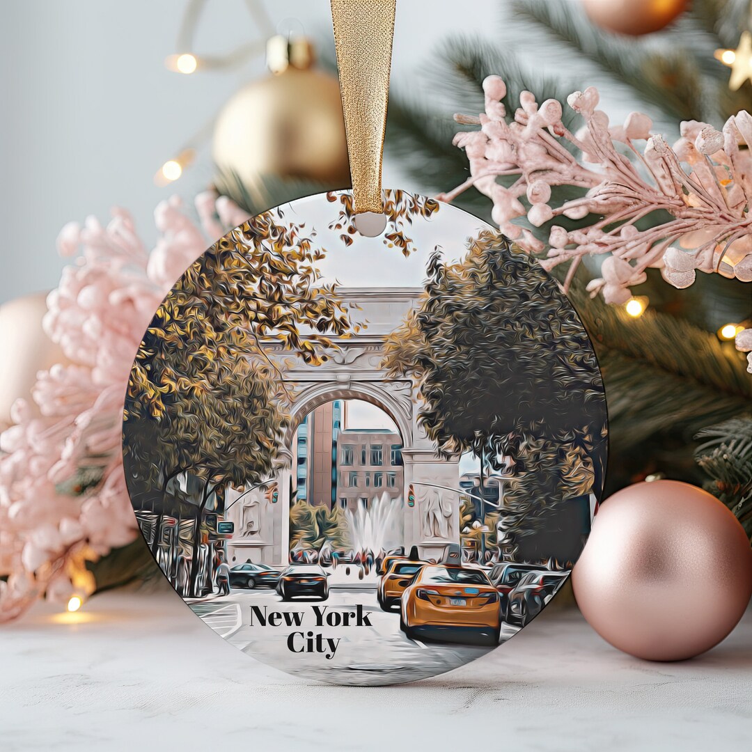 New York City, NYC Christmas Ornament, Christmas New York City Gift