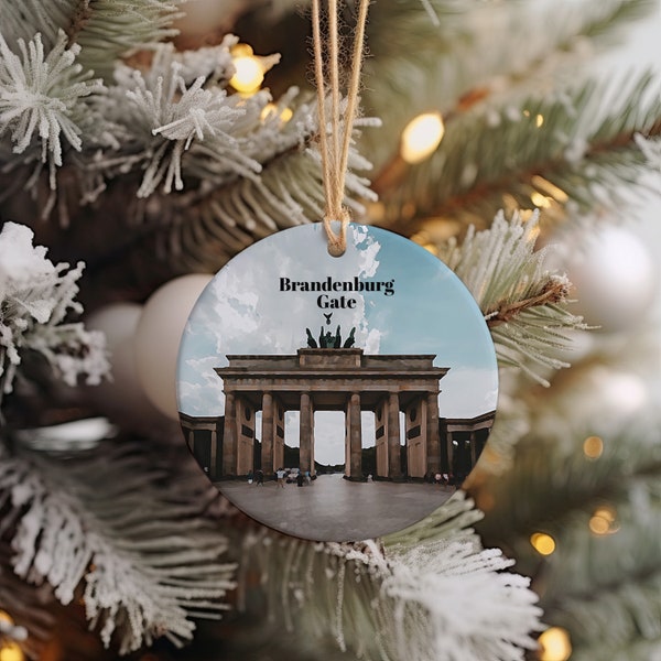 Brandenburg Gate Ornament, Christmas Ornament, Brandenburg Gate Gift, Christmas Gift, Brandenburg Christmas, Brandenburg Gate