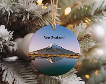 New Zealand Ornament, Christmas Ornament, New Zealand Gift, Christmas Gift, New Zealand Christmas, New Zealand, New Zealand Travel