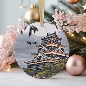 Adorno de Japón, Adorno de Navidad, Regalo de Japón, Regalo de Navidad, Decoración navideña, Recuerdo de Japón, Viaje a Japón, Regalo de viaje, Árbol de Navidad