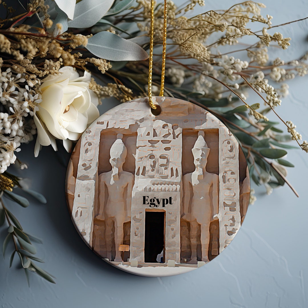 Egypt Ornament, Christmas Ornament, Egypt Gift, Christmas Gift