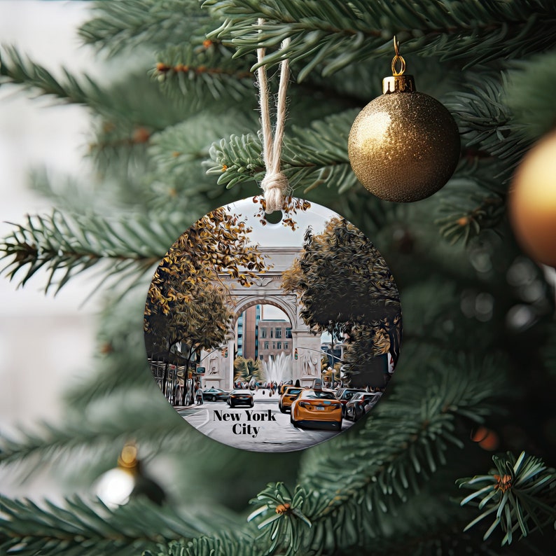New York City, NYC Christmas Ornament, Christmas New York City Gift