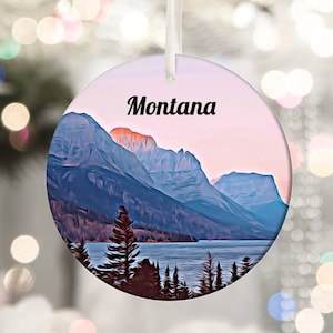 Montana Ornament, Christmas Ornament, Montana Christmas, Christmas Gift, Montana Gift, Montana Souvenir, Tree Ornament, Home Decor, Montana
