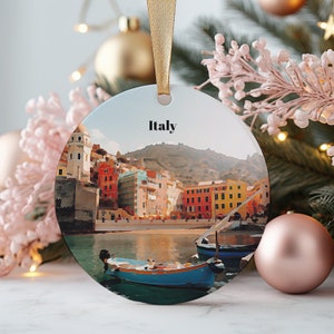 Italy Ornament, Christmas Ornament, Italy Gift, Christmas Gift, Italy Christmas, Italy, Italy Travel, Christmas Travel, Christmas Decor
