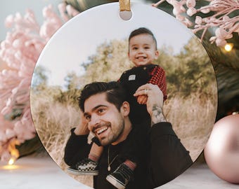 Custom Photo Ornament, Personalized Photo Ornament, Christmas Ornament, Custom Gift, Personalized Christmas Keepsake, Holiday Gift