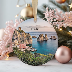 Italy Ornament, Christmas Ornament, Italy Gift, Christmas Gift, Italy Christmas, Italy, Italy Travel, Christmas Travel, Christmas Decor
