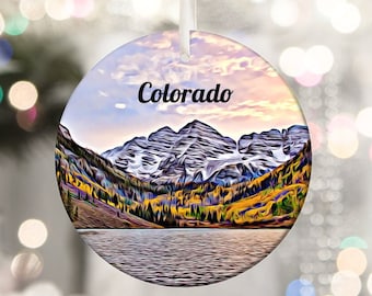 Colorado Ornament, Weihnachtsgeschenk, Colorado Geschenk, Weihnachtsverzierung, Colorado Souvenir, Colorado Weihnachten, Baumschmuck, Weihnachtsgeschenk