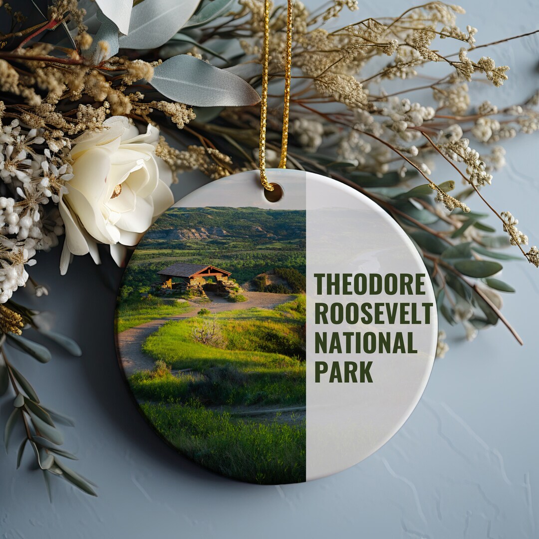 Theodore Roosevelt National Park Christmas Ornament, Christmas Gift