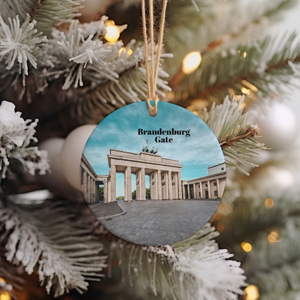 Brandenburg Gate Ornament, Christmas Ornament, Brandenburg Gate Gift, Christmas Gift, Brandenburg Christmas, Brandenburg Gate