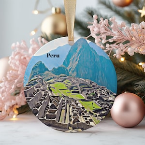Peru Ornament, Christmas Ornament, Peru Gift, Christmas Gift, Peru Christmas, Peru, Peru Travel, Christmas Travel, Christmas Decor