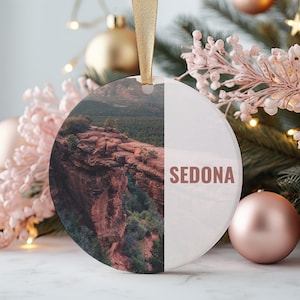 Sedona Ornament, Christmas Ornament, Sedona Gift, Christmas Gift, Sedona Christmas, Sedona, Sedona Travel, Christmas Travel, Christmas Decor