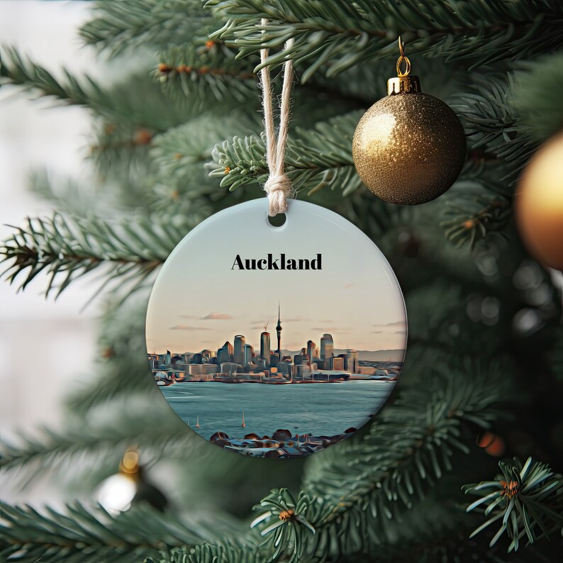 Auckland Ornament, Christmas Ornament, Auckland Gift, Christmas Gift